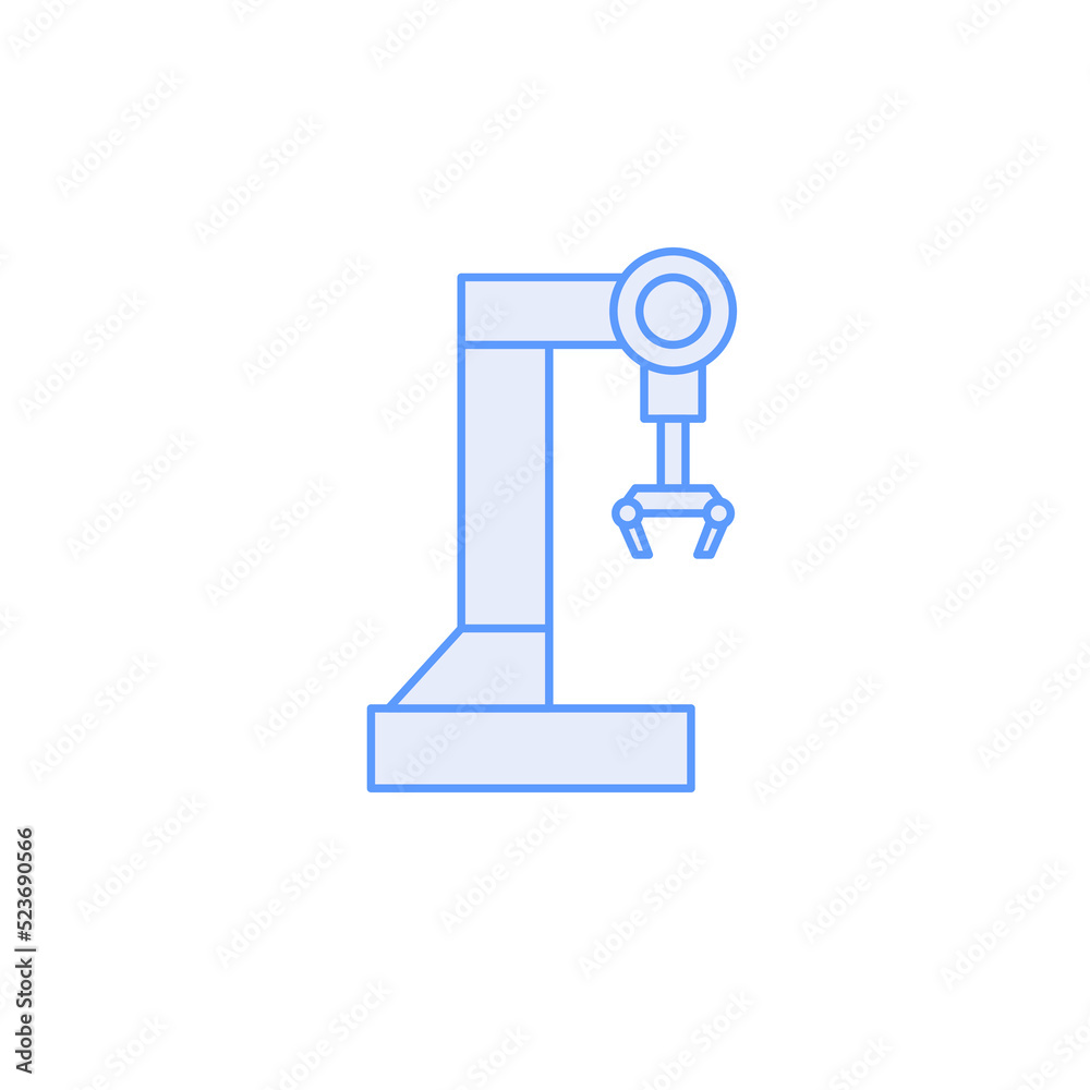 Robotic arm vector for website symbol icon presentation Robotic arm vector for website symbol icon presentation