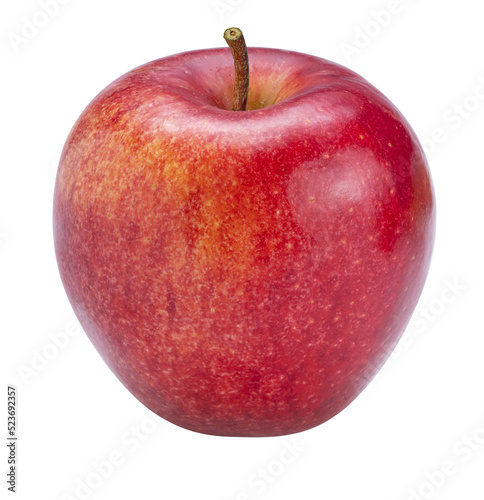 Red Apple isolated on white background, Fresh Red Royal Gala apple on white background With png file.