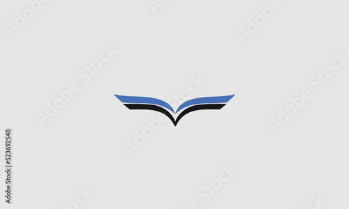  Alphabet letters Initials Monogram logo .wing. drift · float · hang,; hover,; waft ; coast · cruise