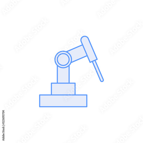 robotic porcess automation vector for website symbol icon presentation