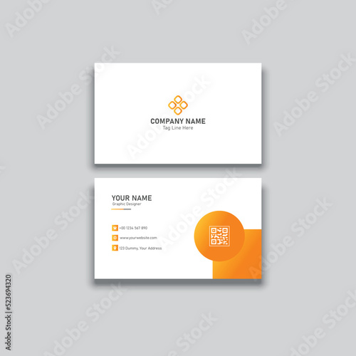 Minimal Business Card - Modern Business Card - Creative and Clean Business Card Template.