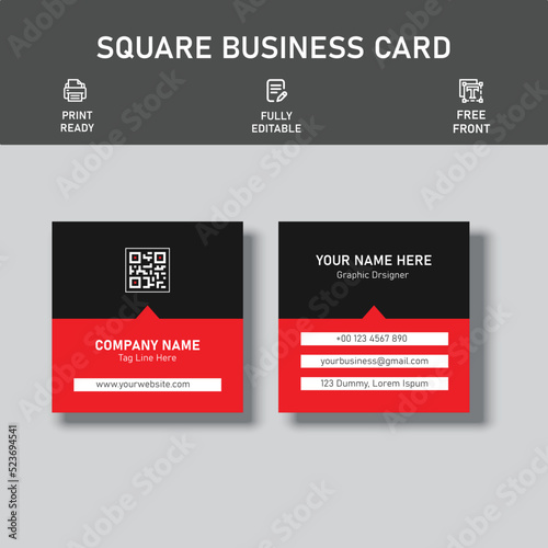 Minimal Business Card - Modern Business Card - Creative and Clean Business Card Template.