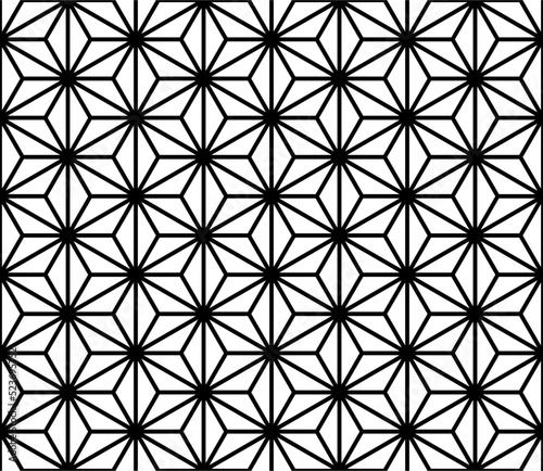 Seamless pattern with geometric triangle