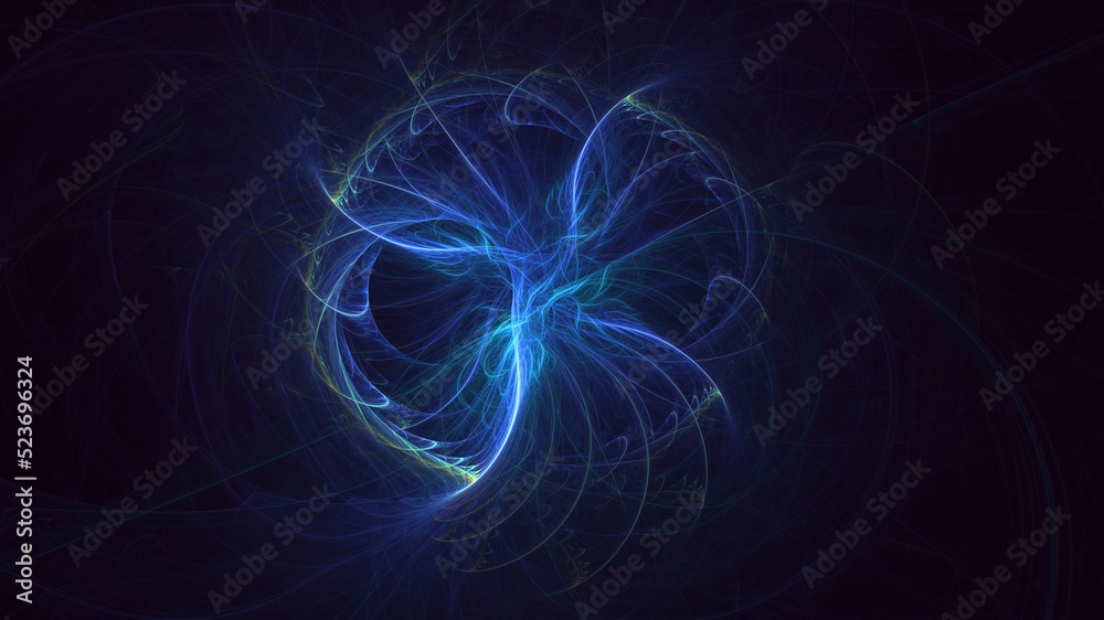 3D rendering abstract multicolor technology fractal light background 3D rendering abstract multicolor technology fractal light background
