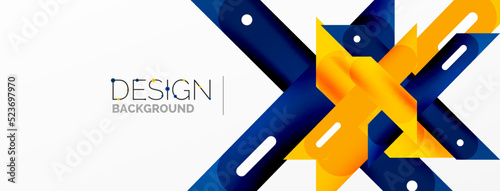 Background overlapping lines. Dynamic lines abstract wallpaper. Straight lines composition vector illustration for wallpaper banner background or landing page