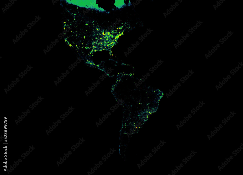 map of light pollution in america map of light pollution in america