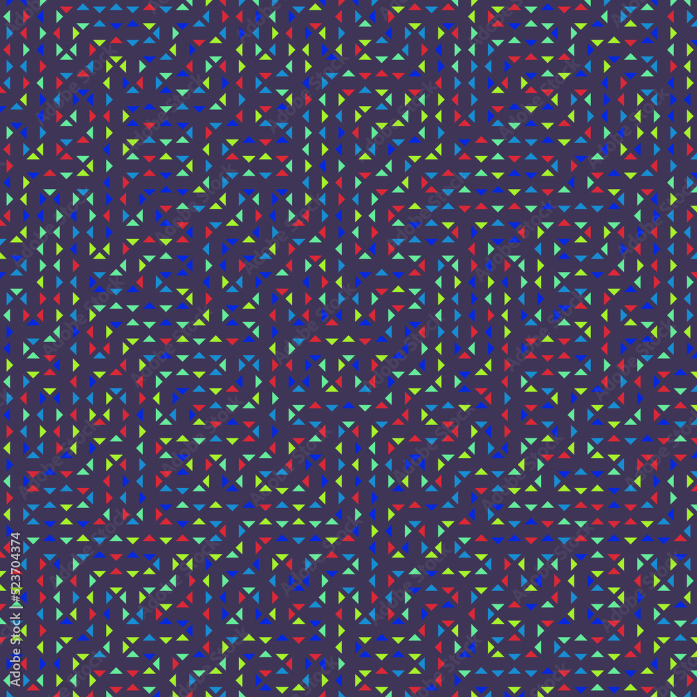 Fototapeta premium Color Rhombus tile tessellation pattern illustration