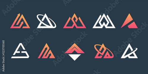Free Download Arrow logo design vector with creative unique concept - GFXLoad
