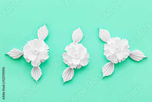 Composition with origami fl...