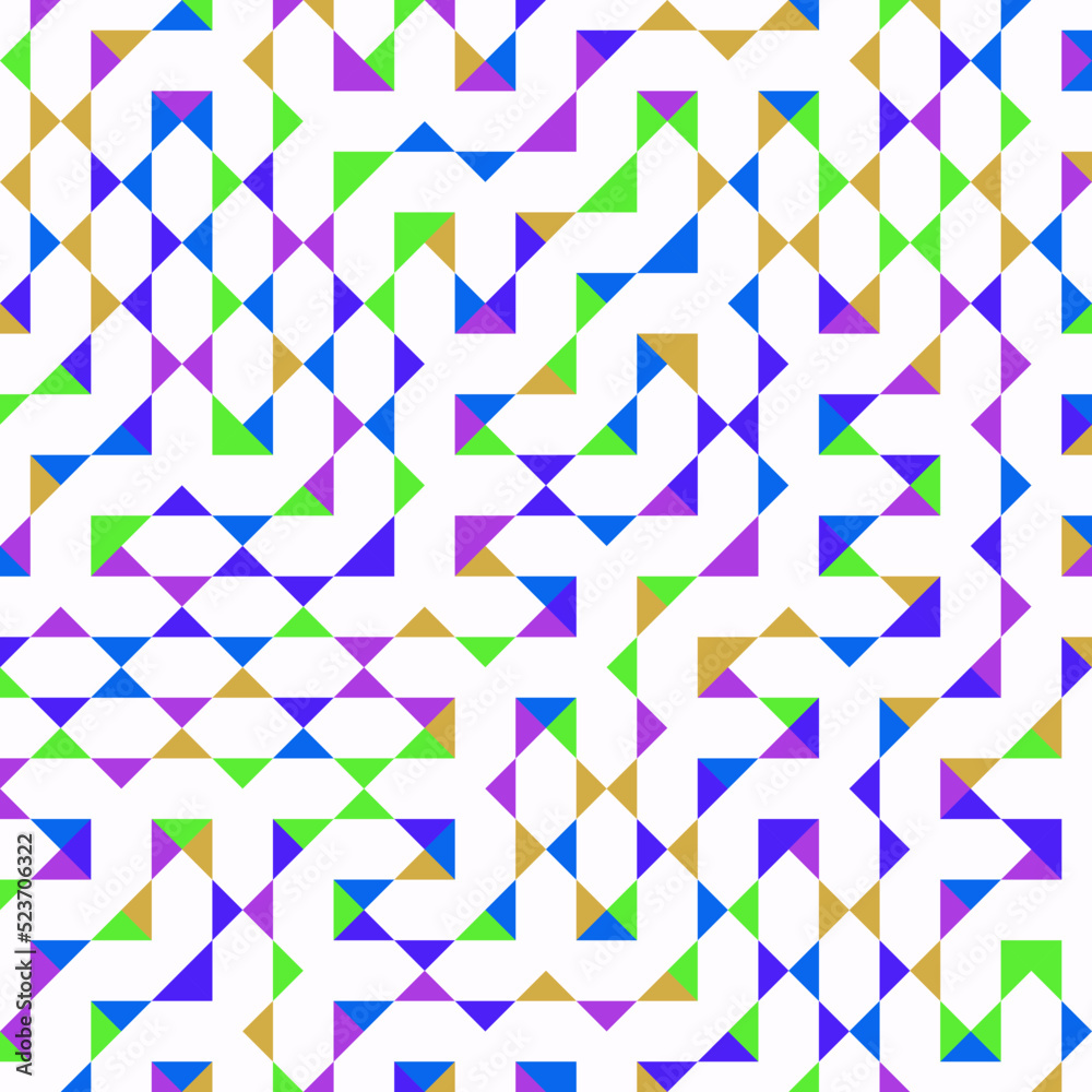 Color Rhombus tile tessellation pattern illustration Color Rhombus tile tessellation pattern illustration