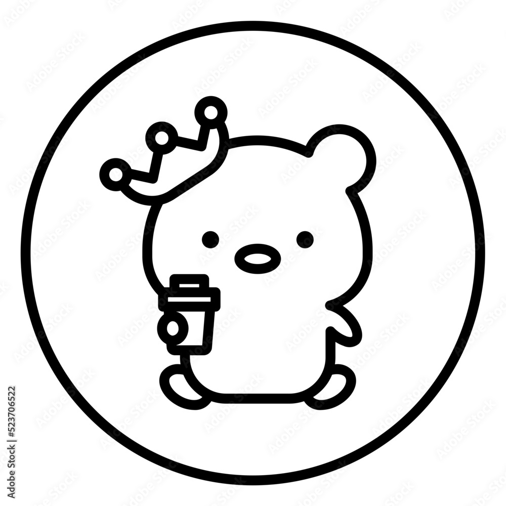 bear cartoon icon bear cartoon icon