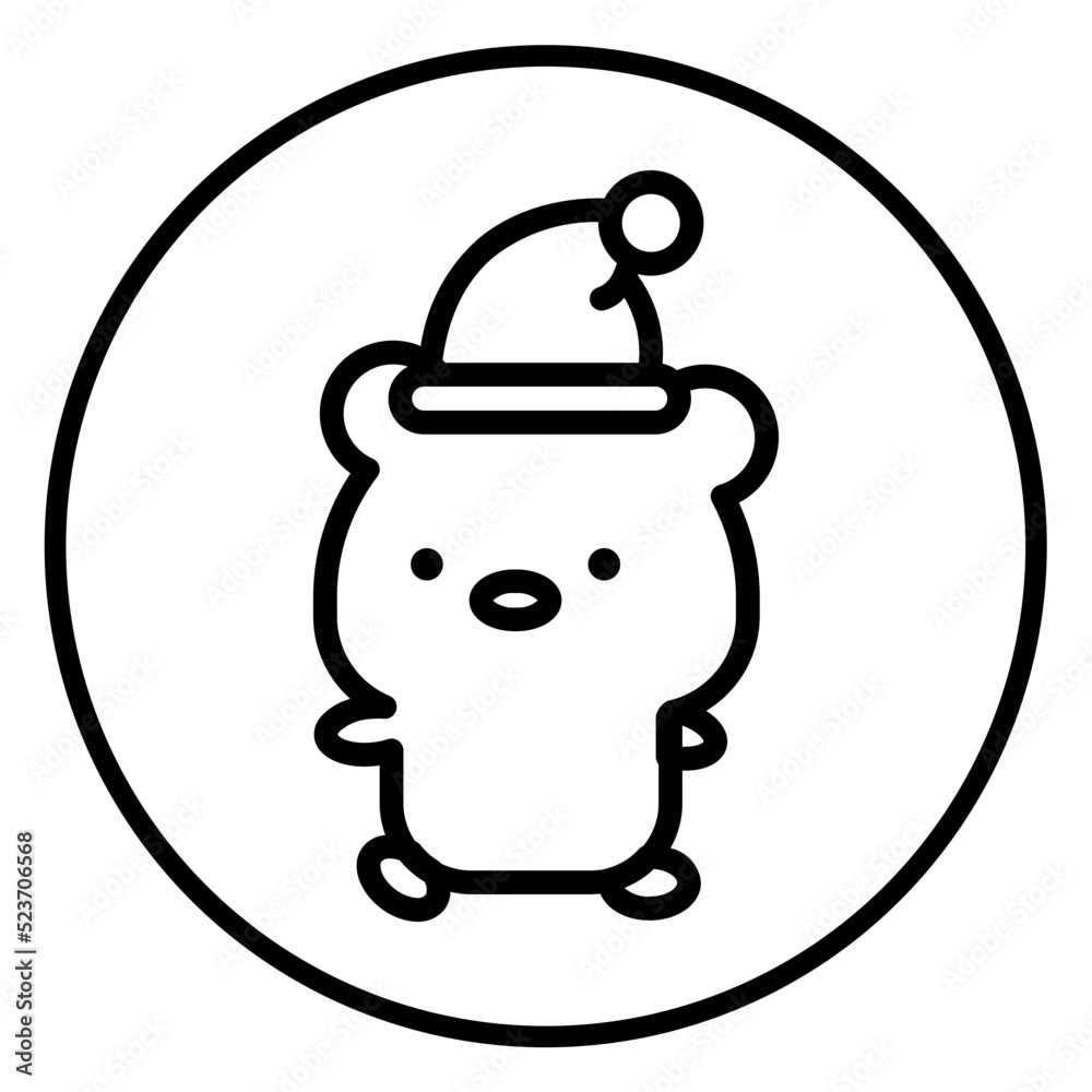 Obraz premium bear cartoon icon 