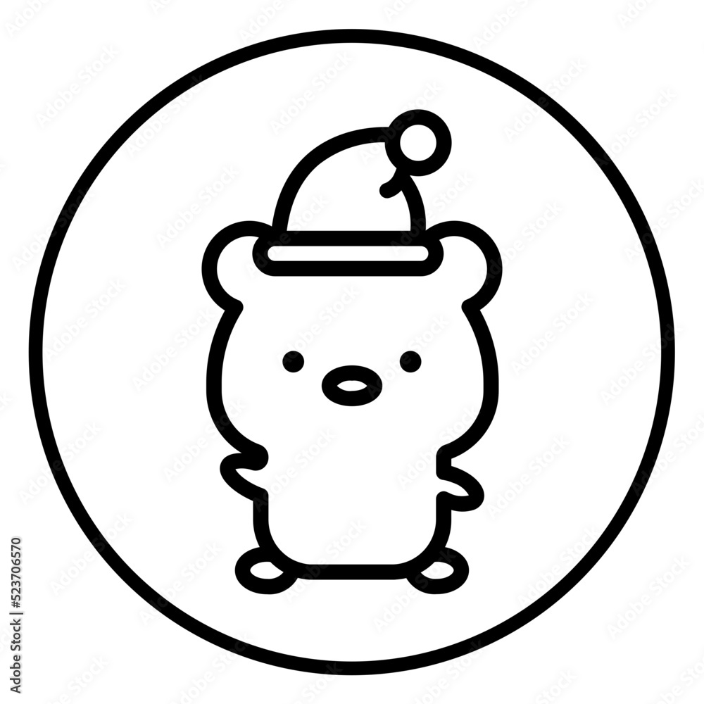Obraz premium bear cartoon icon 