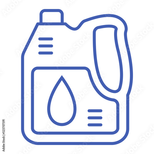 Oil Canister Multicolor Line Icon