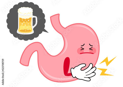 胃袋：飲み過ぎ