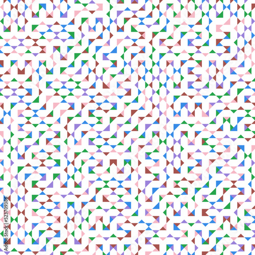 фотографія Color Rhombus tile tessellation pattern illustration