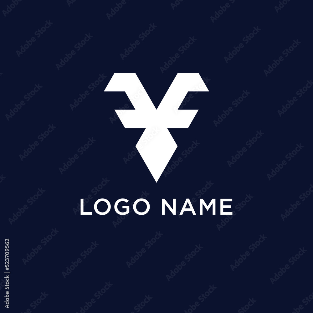 letter f f tie logo design letter f f tie logo design