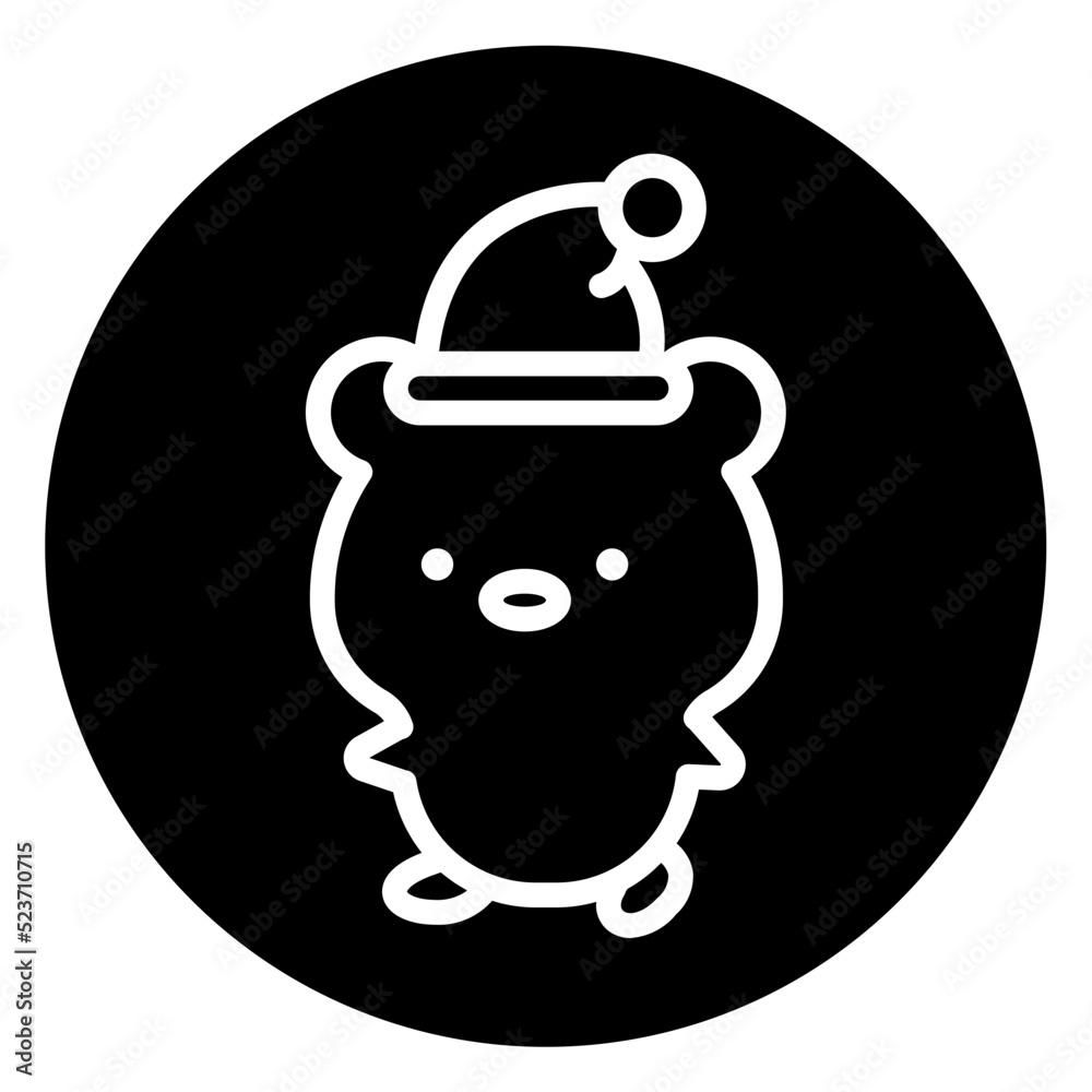 Fototapeta premium bear cartoon icon 