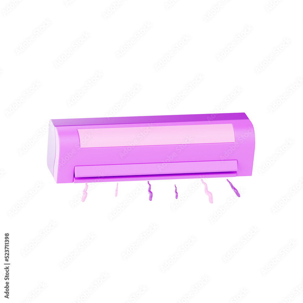 air conditioner Electronic Device, 3d Illustration air conditioner Electronic Device, 3d Illustration