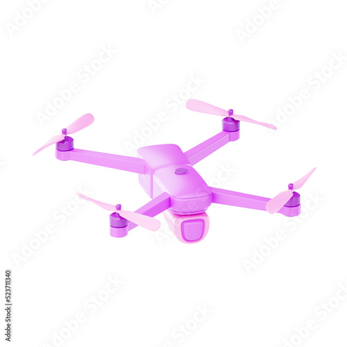 Drone Electronic Device, 3d Illustration
