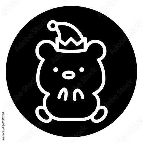 bear cartoon icon 