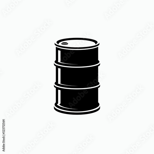 Barrel Icon. Petroleum Symbol - Vector.