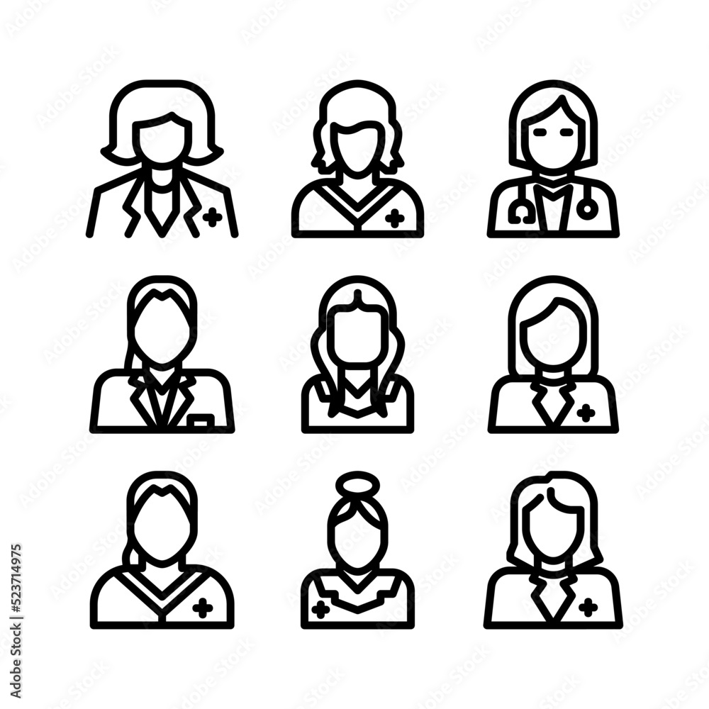 woman doctor icon or logo isolated sign symbol vector illustration - high quality black style vector icons
woman doctor icon or logo isolated sign symbol vector illustration - high quality black style vector icons