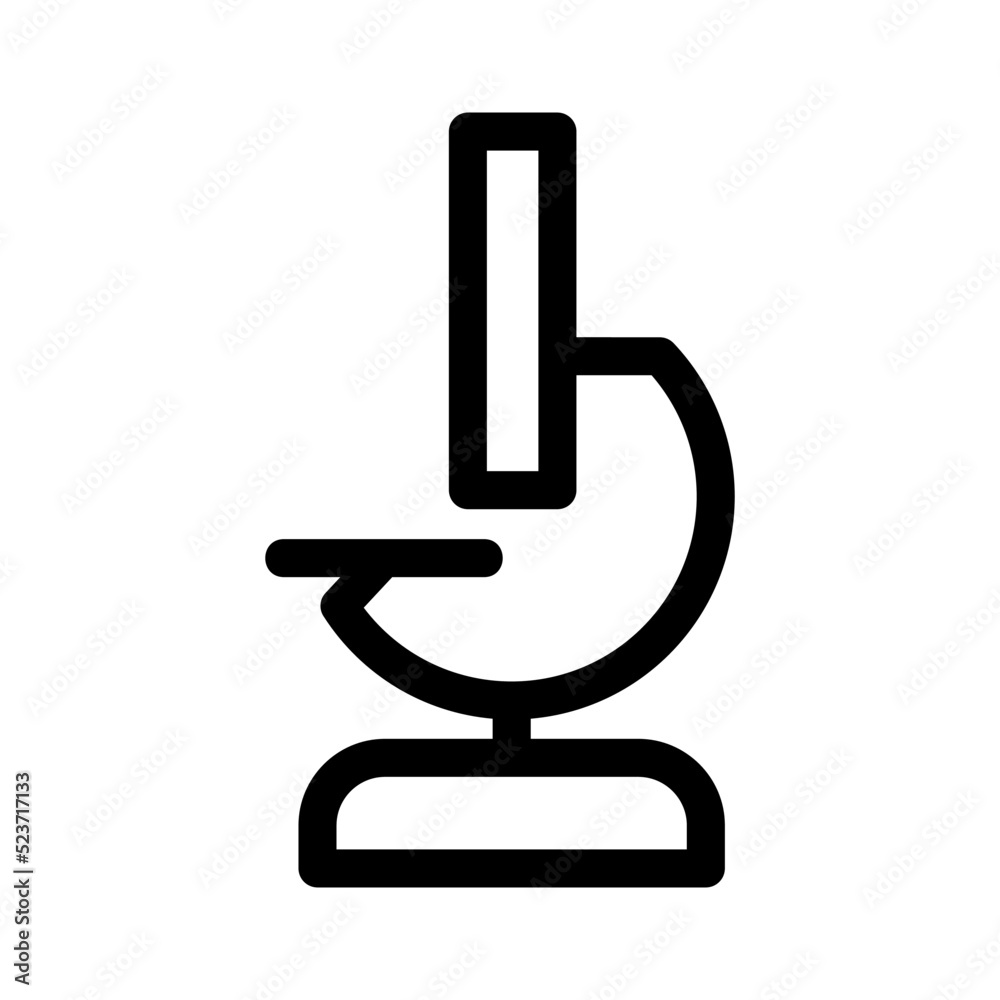 microscope icon or logo isolated sign symbol vector illustration - high quality black style vector icons
