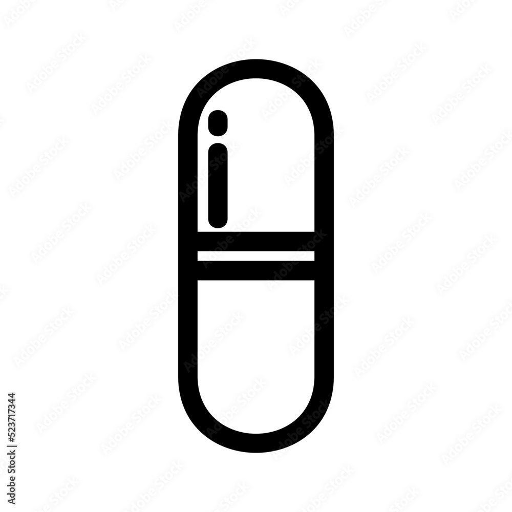 pill icon or logo isolated sign symbol vector illustration - high quality black style vector icons
