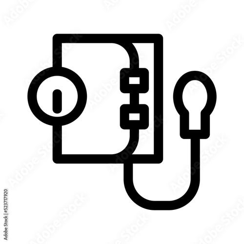 tensimeter icon or logo isolated sign symbol vector illustration - high quality black style vector icons
