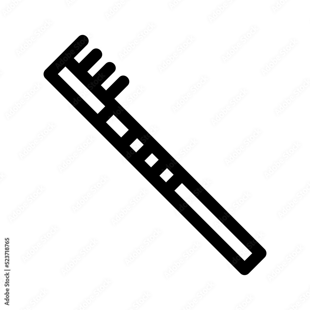 toothbrush icon or logo isolated sign symbol vector illustration - high quality black style vector icons

