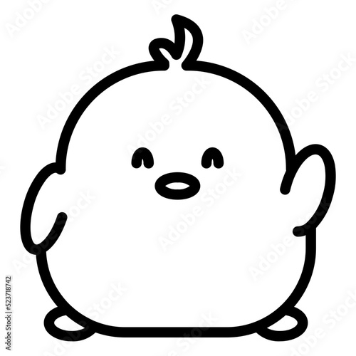 chick cartoon icon