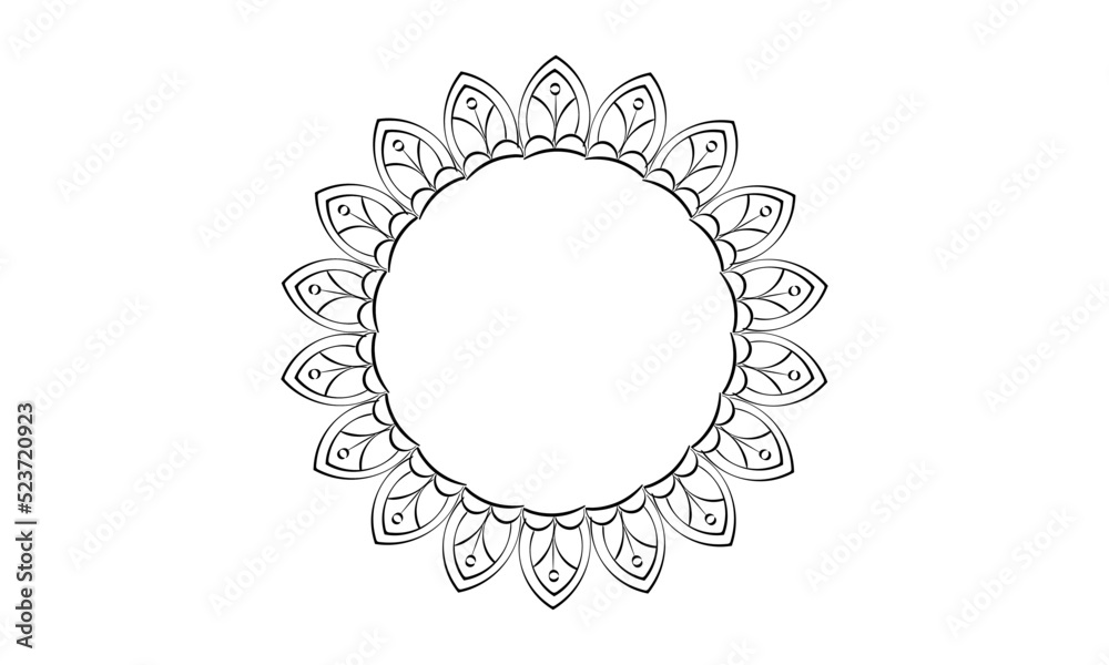 Floral Decoration Elements. Wedding Ornament. use as poster, invitation card, flyer or Banner