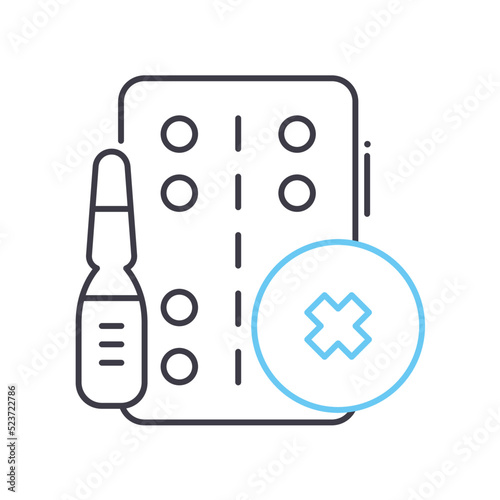 expiry data info line icon, outline symbol, vector illustration, concept sign