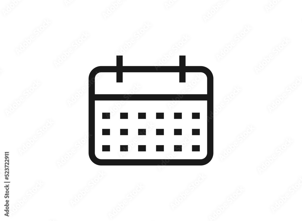 Calendar icon, vector illustration. Flat design style. vector calendar icon illustration isolated on White background, calendar icon Eps10. Calendar icon, vector illustration. Flat design style. vector calendar icon illustration isolated on White background, calendar icon Eps10.