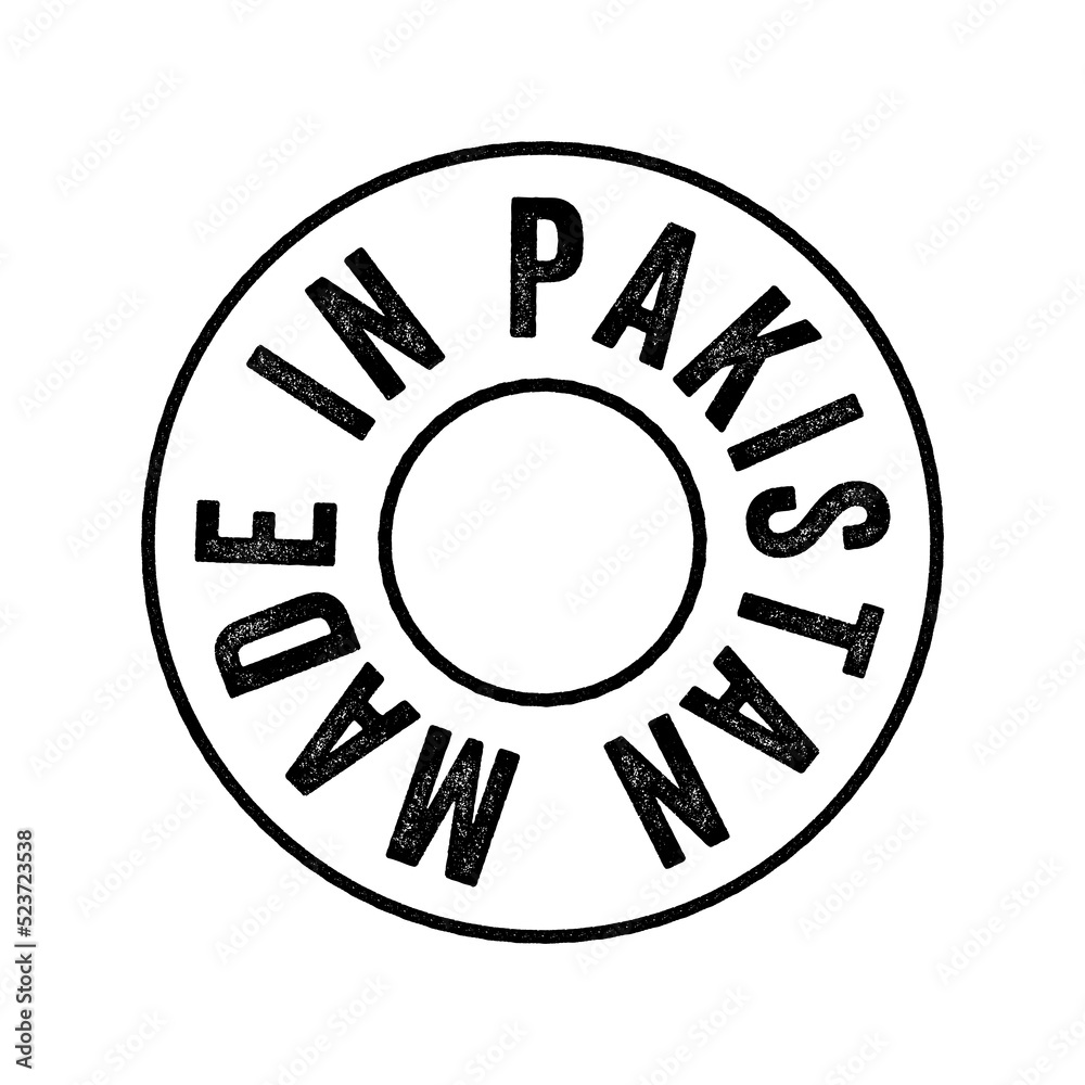Made in Pakistan text emblem stamp, concept background Made in Pakistan text emblem stamp, concept background