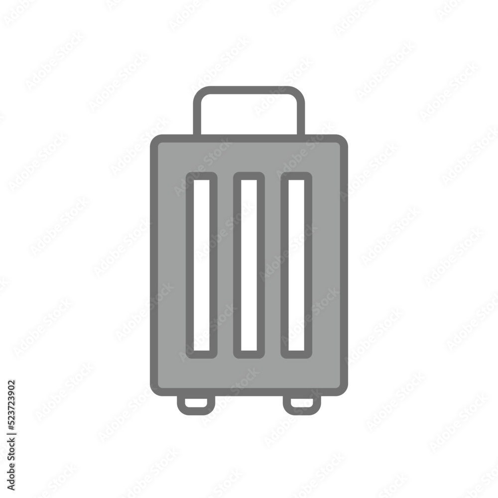 Modern suitcase. Luggage case. Vector. Modern suitcase. Luggage case. Vector.