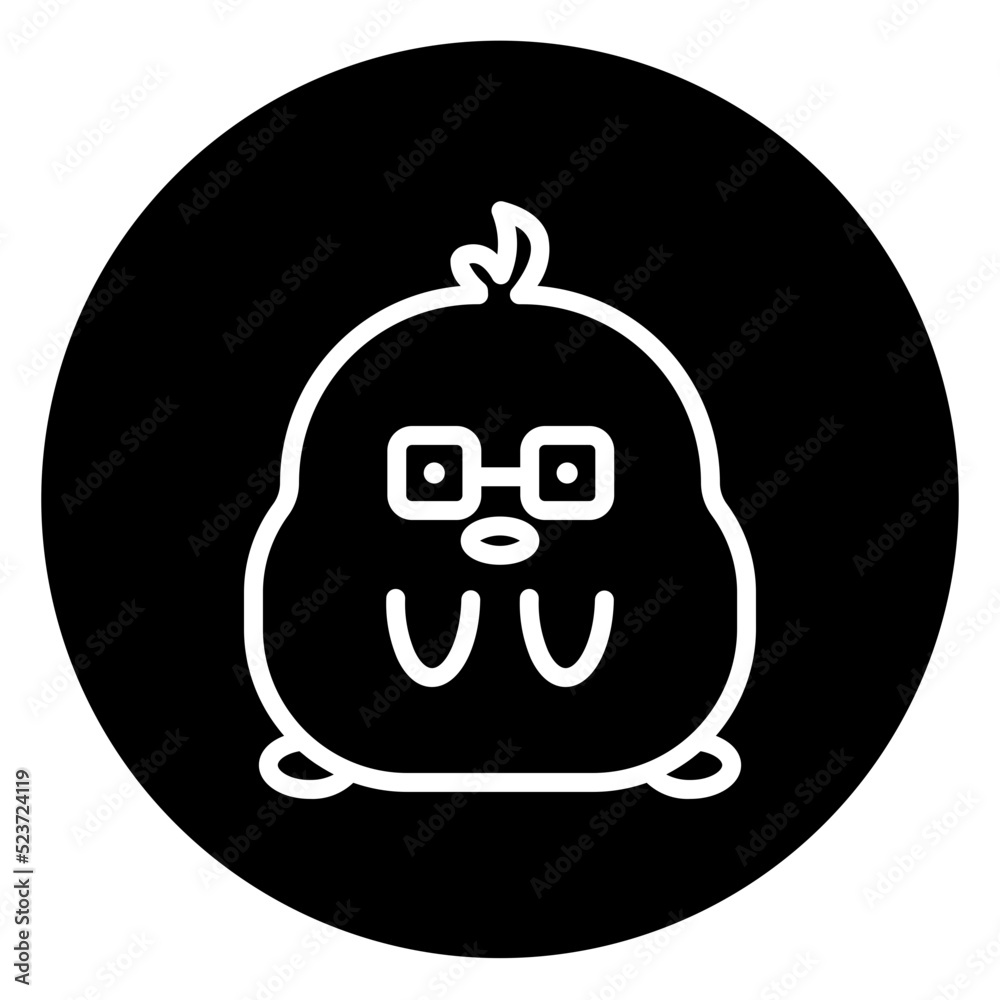 Obraz premium chick cartoon icon
