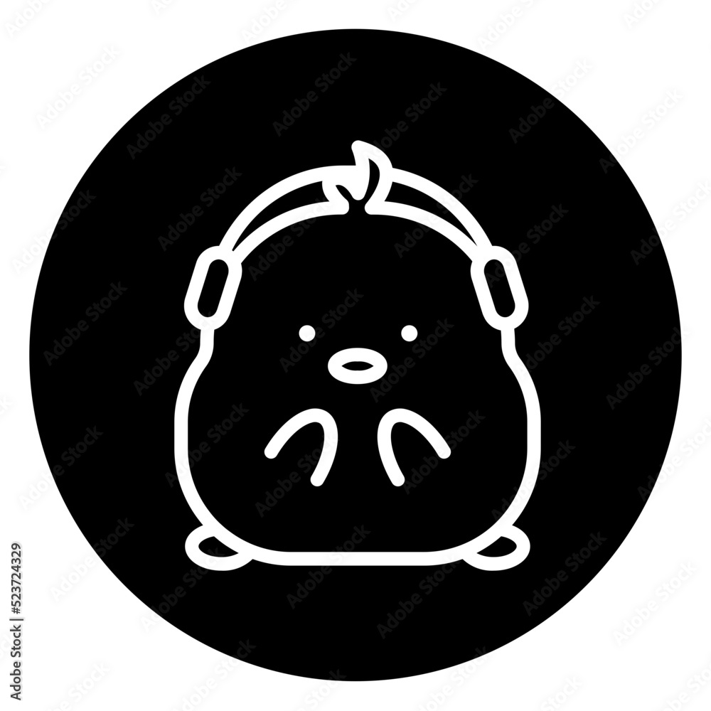 chick cartoon icon chick cartoon icon