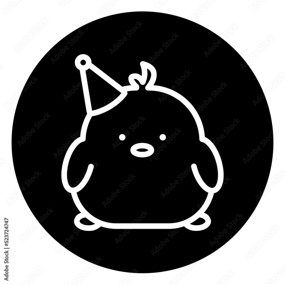 chick cartoon icon
