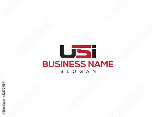 Classic USI Logo Letter, Colorful usi Logo Icon Design With Three Alphabet Letter For Any Type Of Business