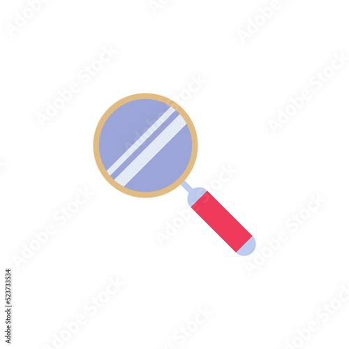 Magnifying glass flat icon