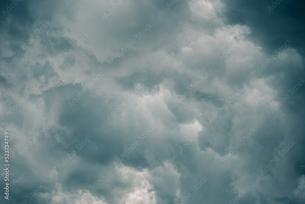 Background of storm clouds, Rain clouds