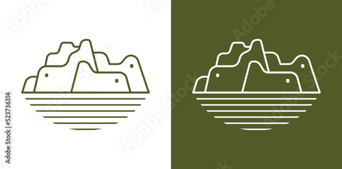 Riyadh, KSA - September 22, 2022: Saudi Arabia. Diriyah Building Icon. Vector Illustration.