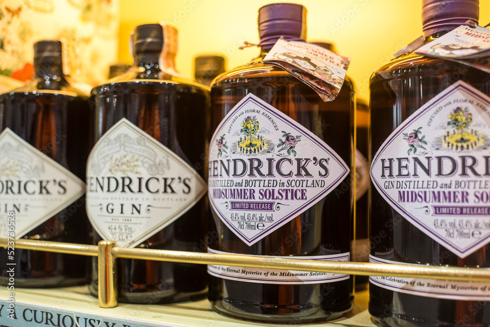 Hendricks Gin limited release and regular editions for sale at a liquor