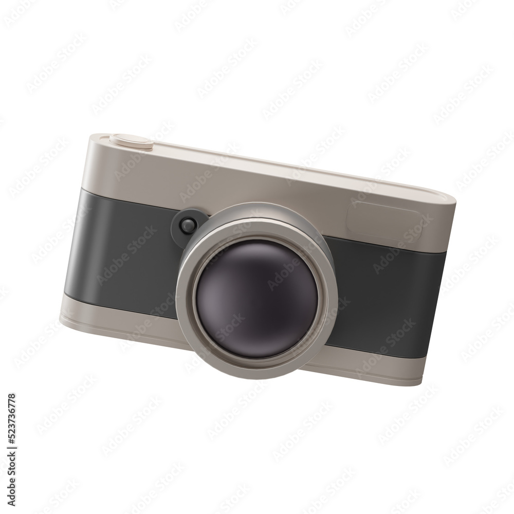 Travel Icon, Camera 3d Illustration Travel Icon, Camera 3d Illustration