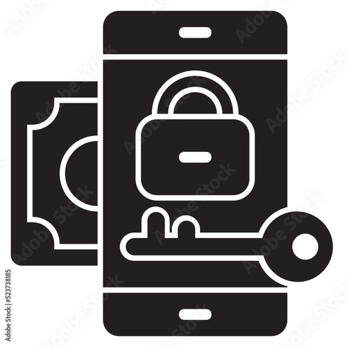 Secure Payment solid icon.