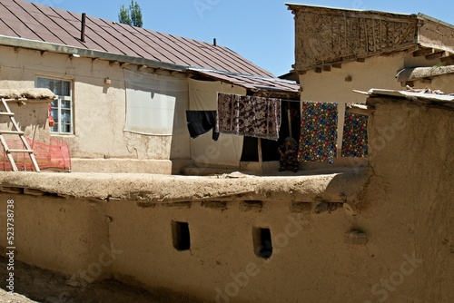 Mountain village of Douba in Zarafshan Range, Kashkadarya Region. Uzbekistan. photo