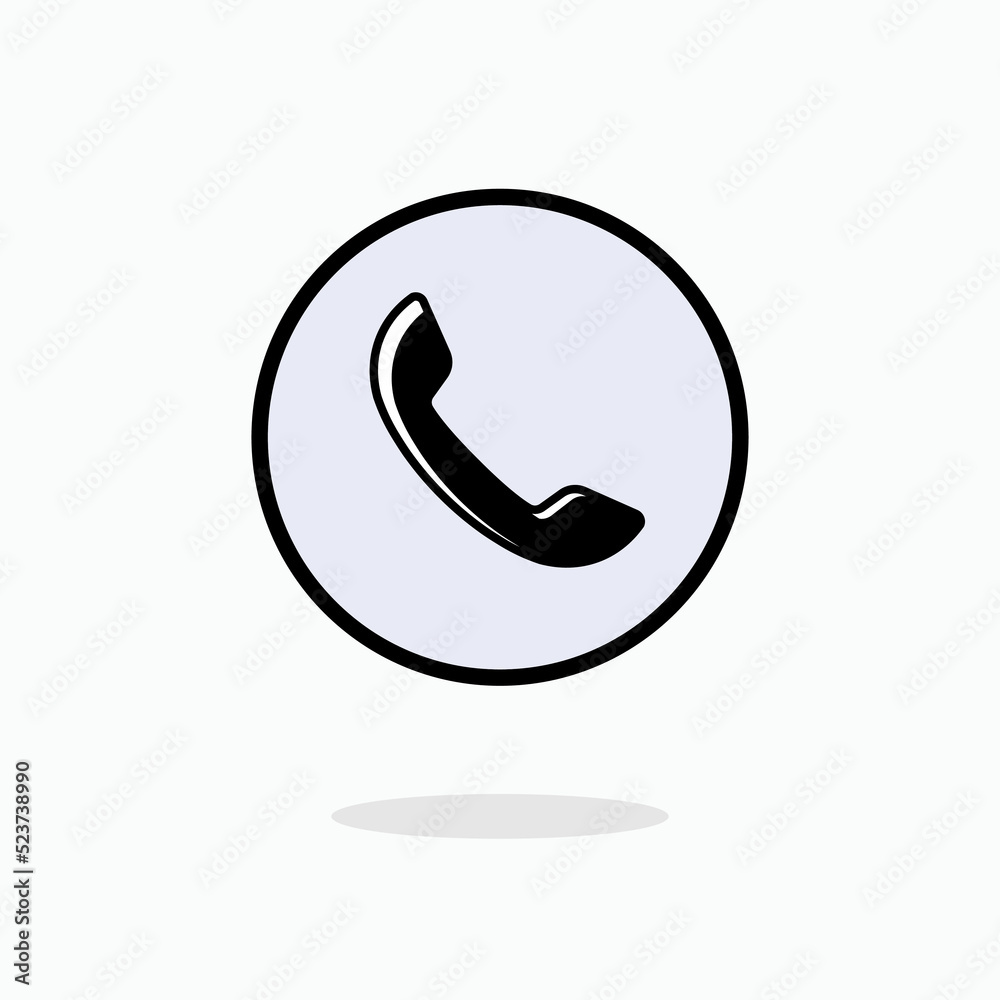 Call Icon. Telephone, Phone Symbol - Vector. 