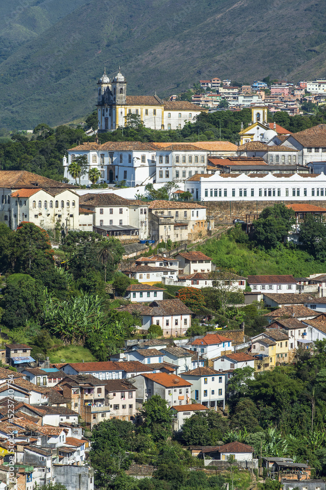 View over Ouro Preto, Minas Gerais, Brazil
